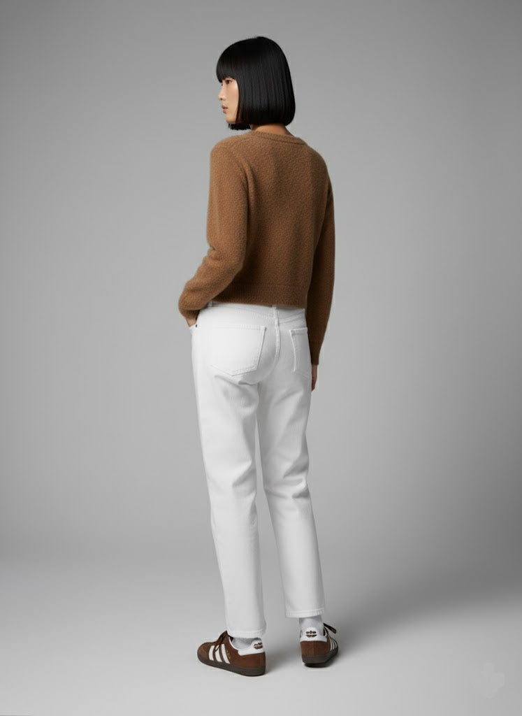 Kahverengi Yumuşak Dokulu Hırka