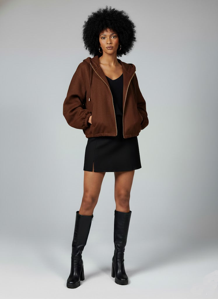 Kahverengi Süet Ceket