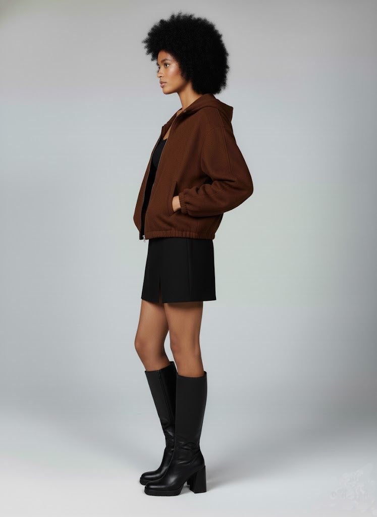 Kahverengi Süet Ceket