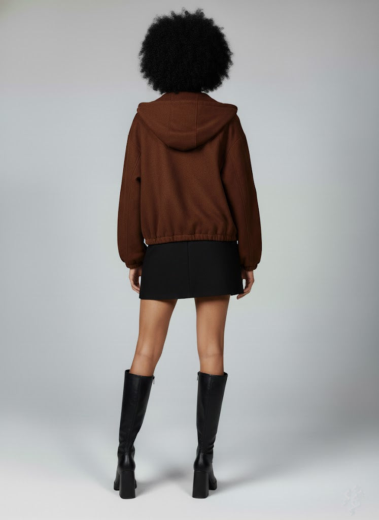 Kahverengi Süet Ceket