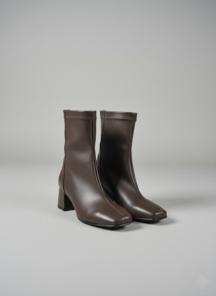 Kahve Streç Bilekli Bot