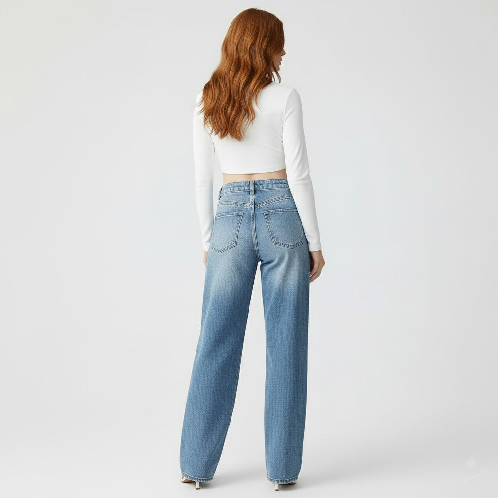 Taşlı Kot Pantolon