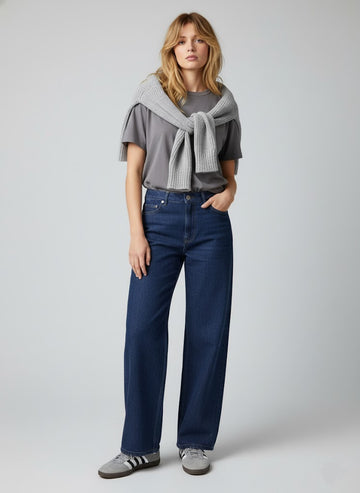 Lacivert Kot Pantolon